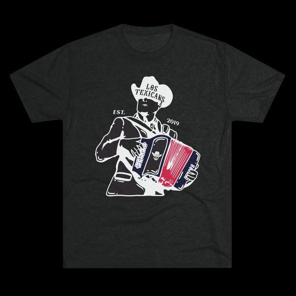 Los Texicans Accordion Player Tee